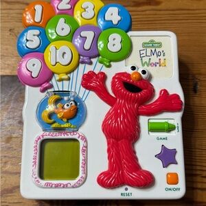 Vintage Elmo’s Count & Pop Electronic Balloon Game 2000